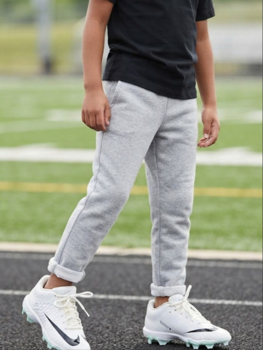 Nike Kids White and Black Sneakers
